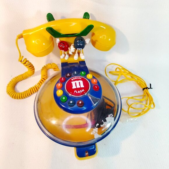 Phone M&M Candy Dish Telephone Mars Talks Collectible, Not tested #C14-B132 - Picture 1 of 5